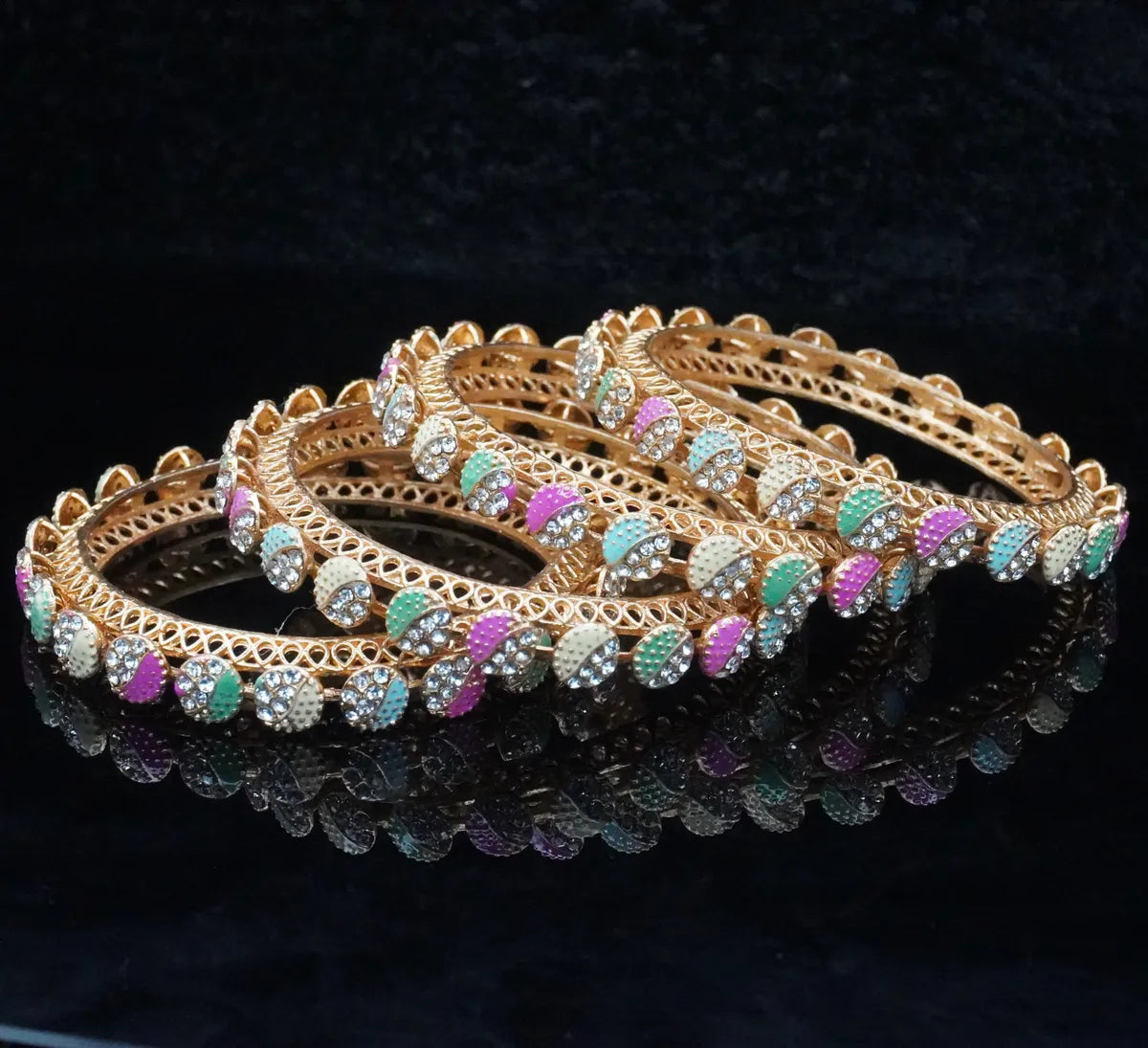 Designer Meena Gokhru Set (4 Pieces)