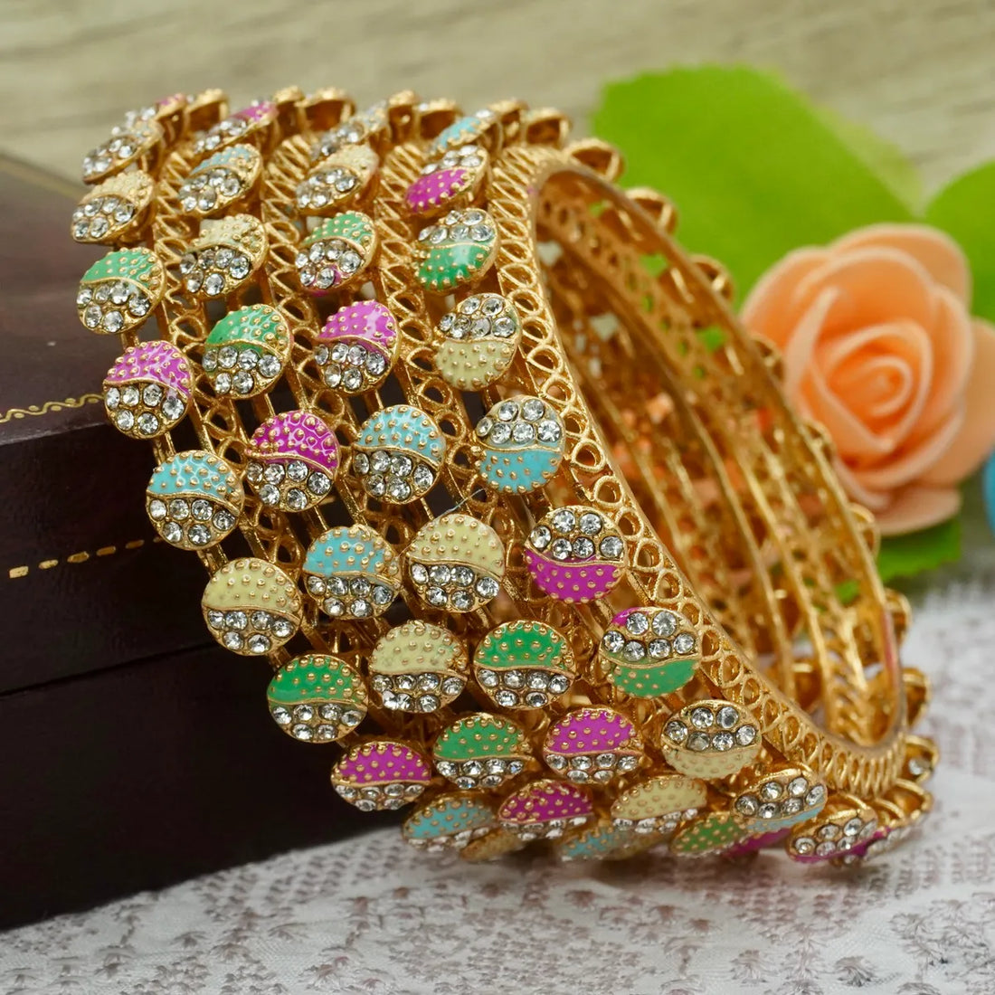 Designer Meena Gokhru Set (4 Pieces)