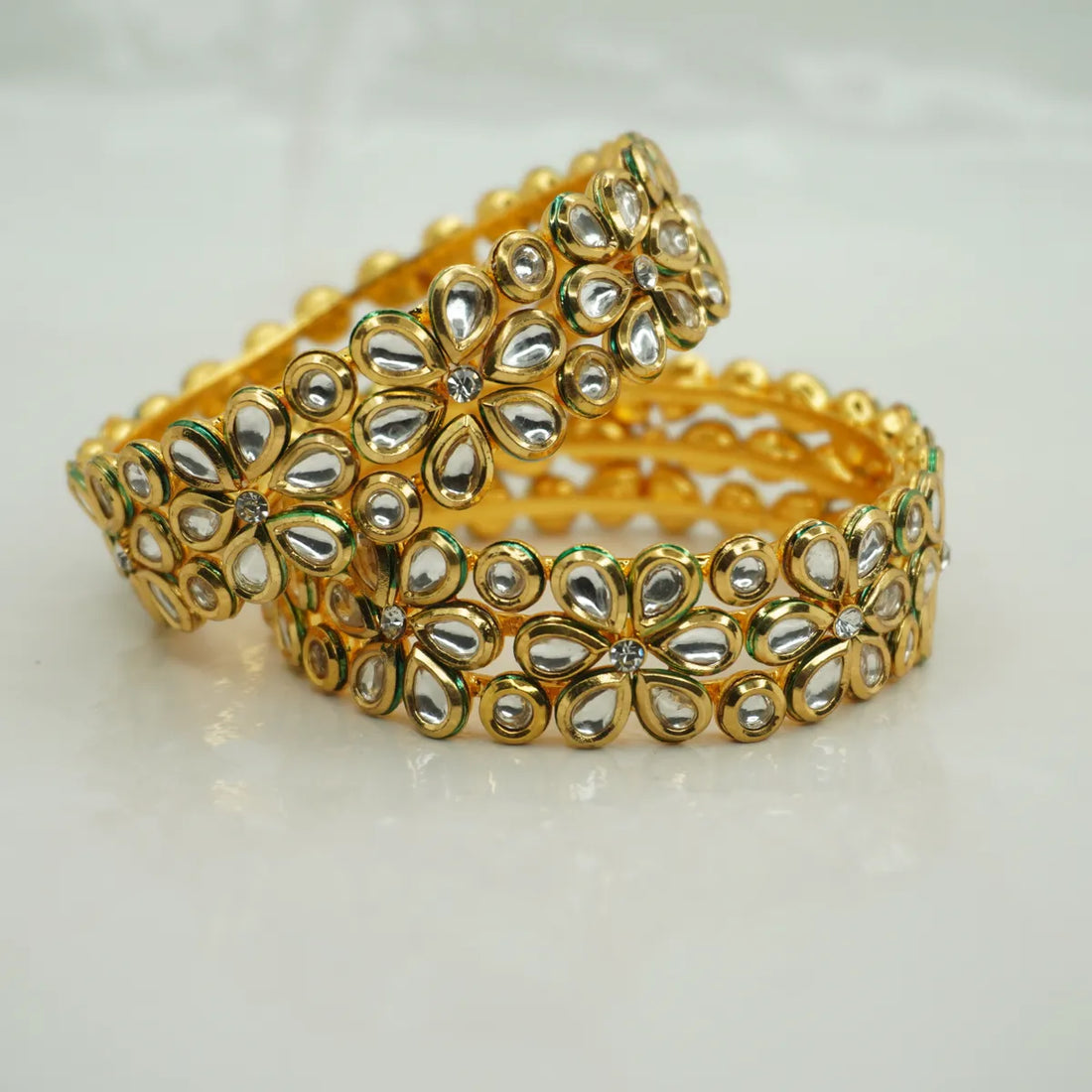 Heavy Kundan Designer Bangles