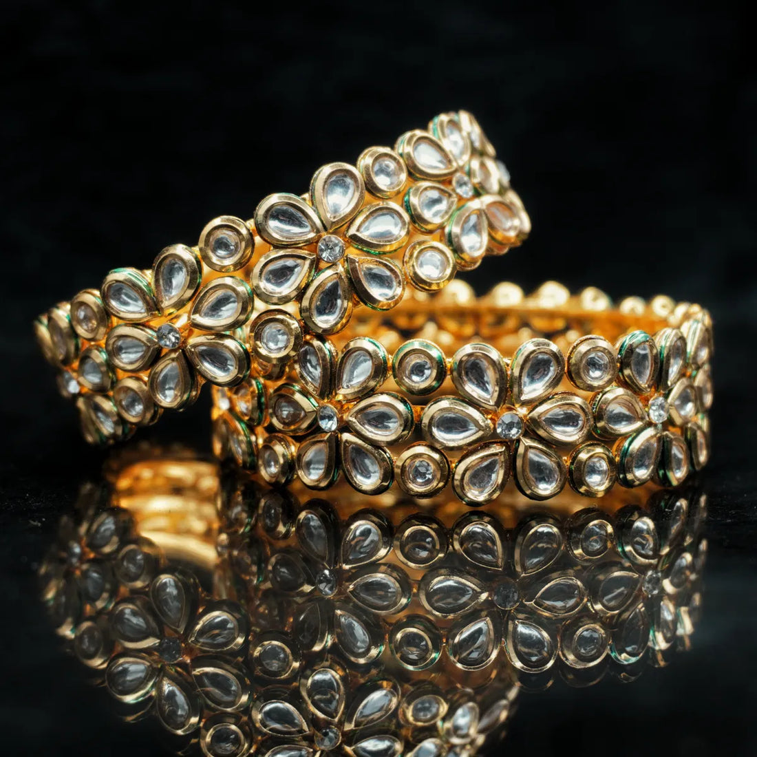 Heavy Kundan Designer Bangles